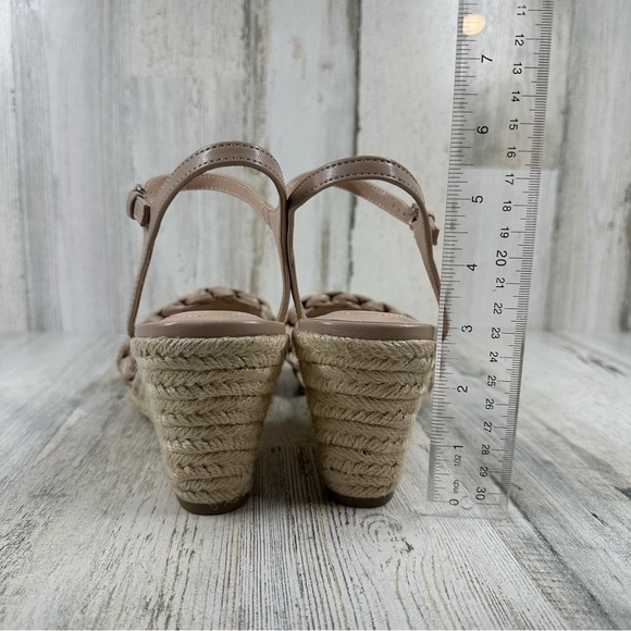 New Bandolino Womens Jingle 3 Faux Leather Ankle Strap Wedge Sandals #756 - Picture 6 of 10